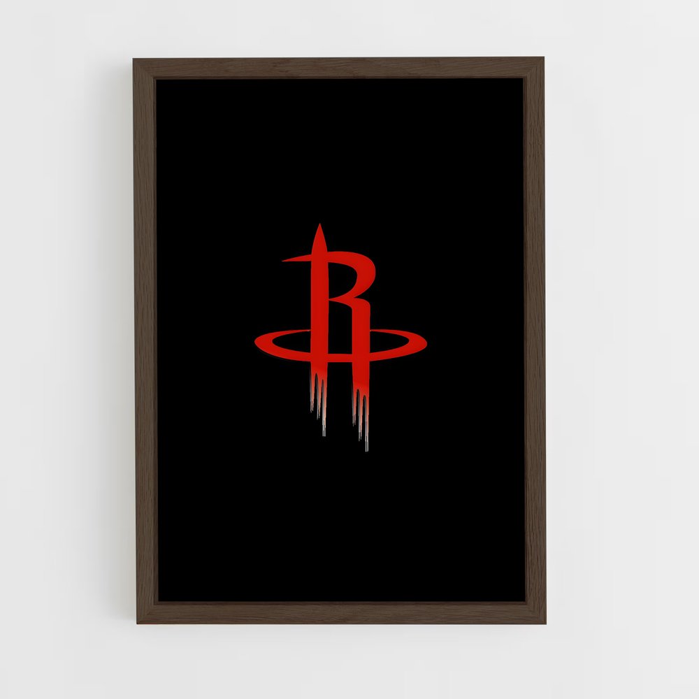 Poster Red Rockets – affiche Basketball (vue 5)